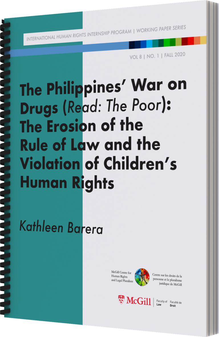The Philippines’ War on Drugs (Read: The Poor): The Erosion of the Rule ...